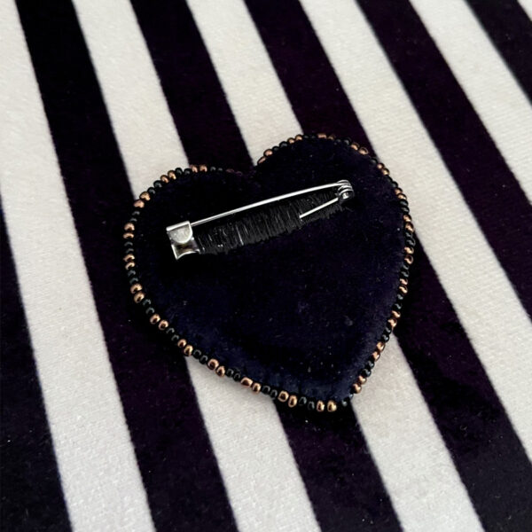 Broche Cœur Cuivre – Image 2