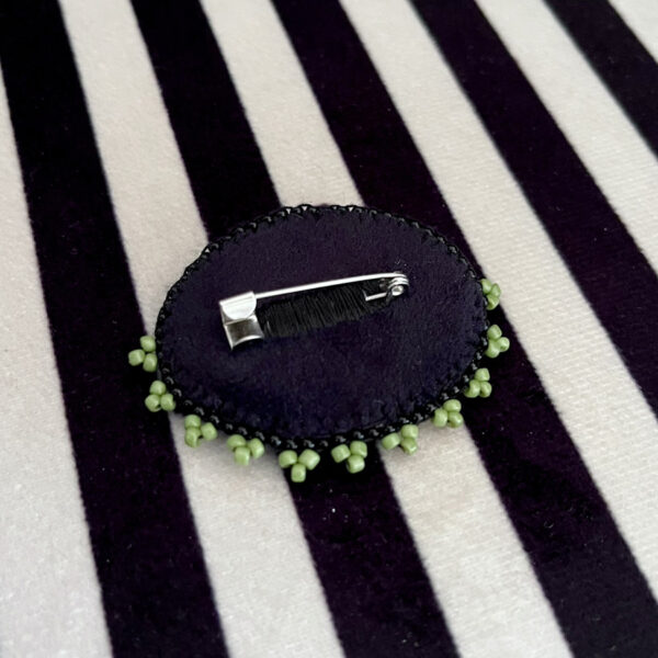 Broche Oculus Kaki – Image 2