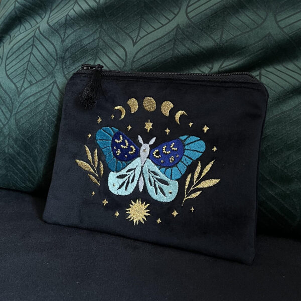 Pochette Velours Belle de Nuit Petit format