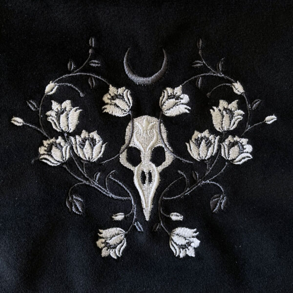 Pochette Velours Corbeau – Image 2
