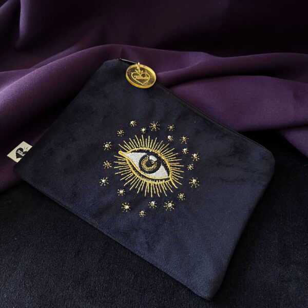 Pochette Velours Oeil Protecteur