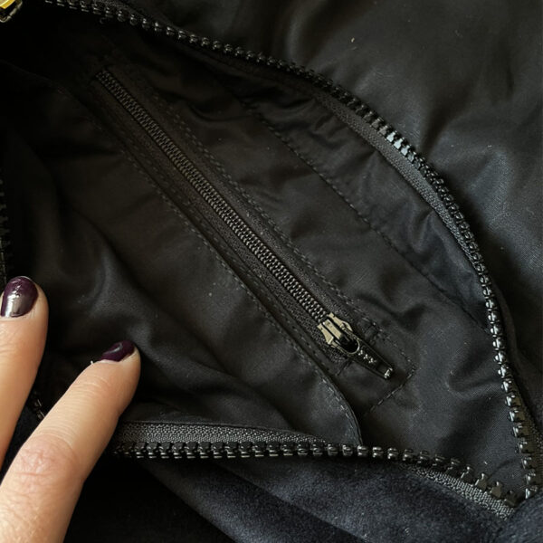 Sac Besace✨Astres ✨en velours noir – Image 3