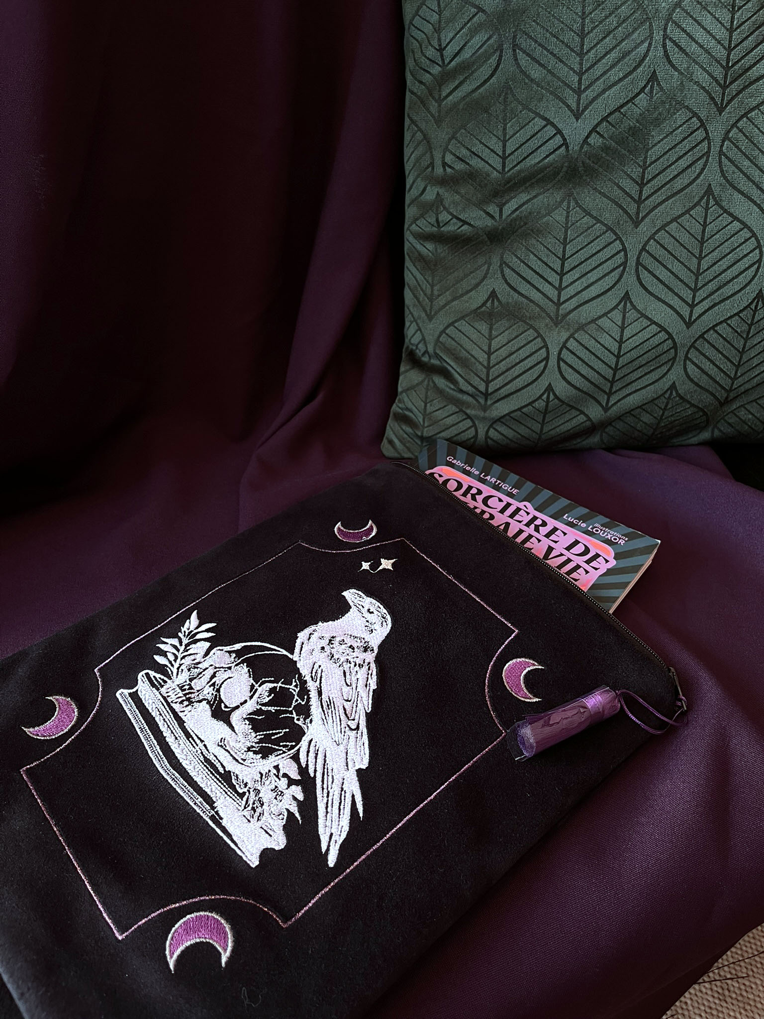 Pochette à livre "Nevermore” - ✨Corbeau✨ – Image 3
