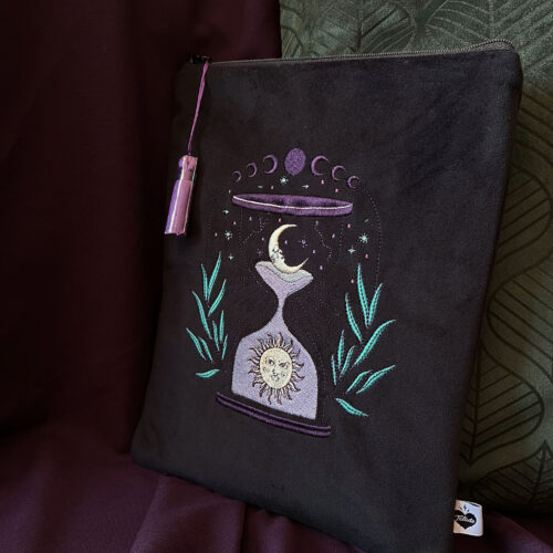 Pochette à livre "Time of magic ” - ✨Sablier ✨
