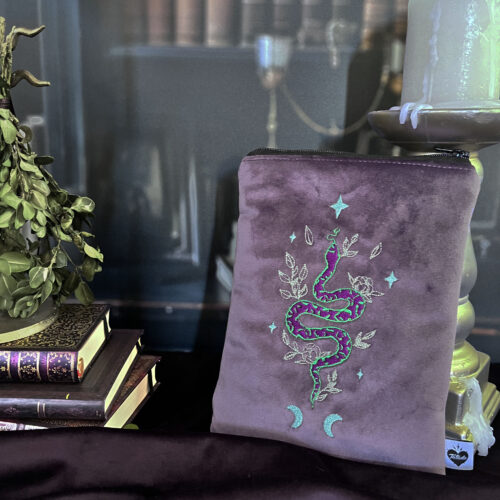 Pochette à liseuse/livre de poche Lune Ophidienne