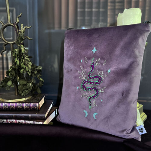 Pochette à livre broché/rélié Lune Ophidienne