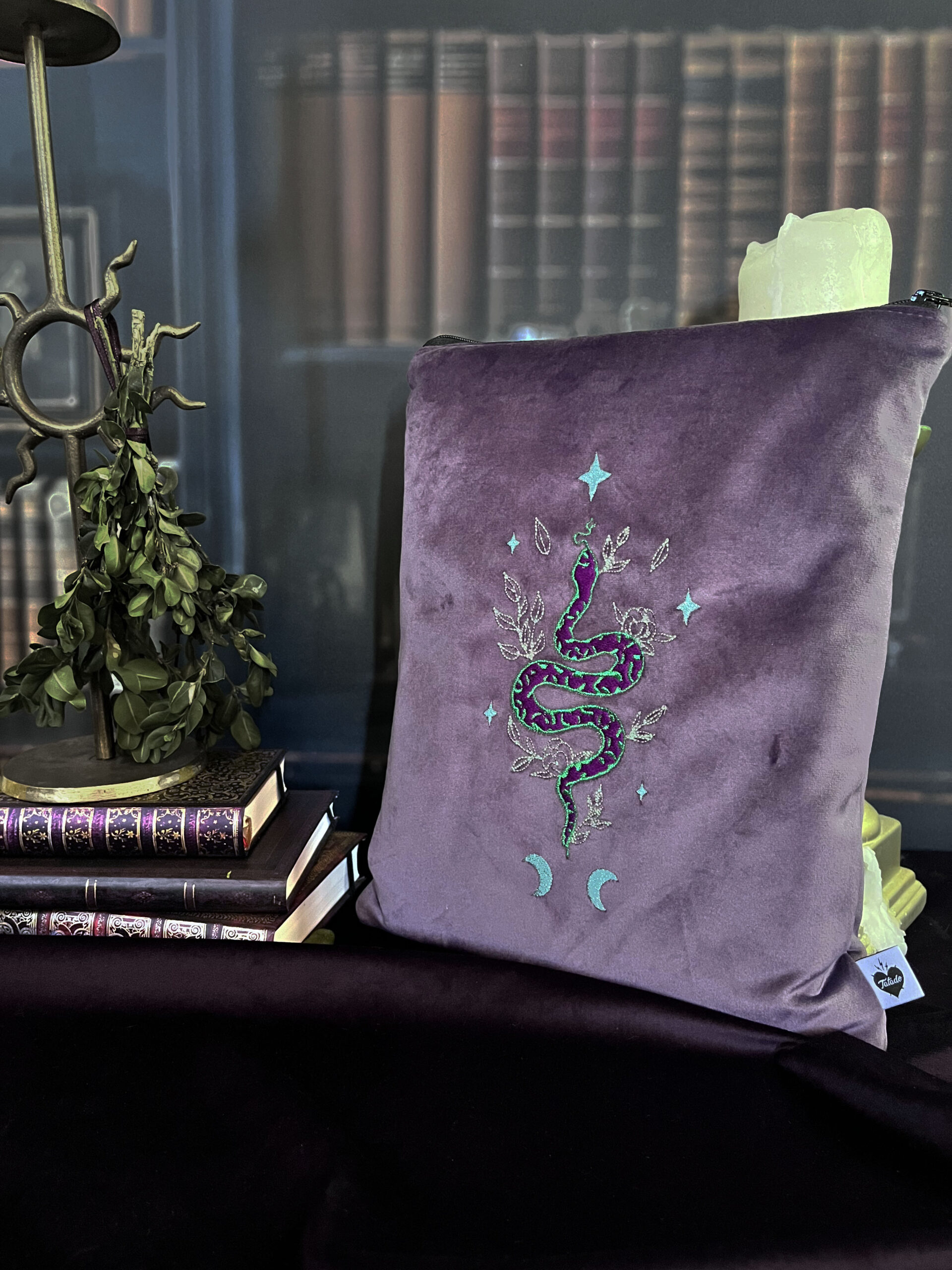 Pochette à livre broché/rélié Lune Ophidienne