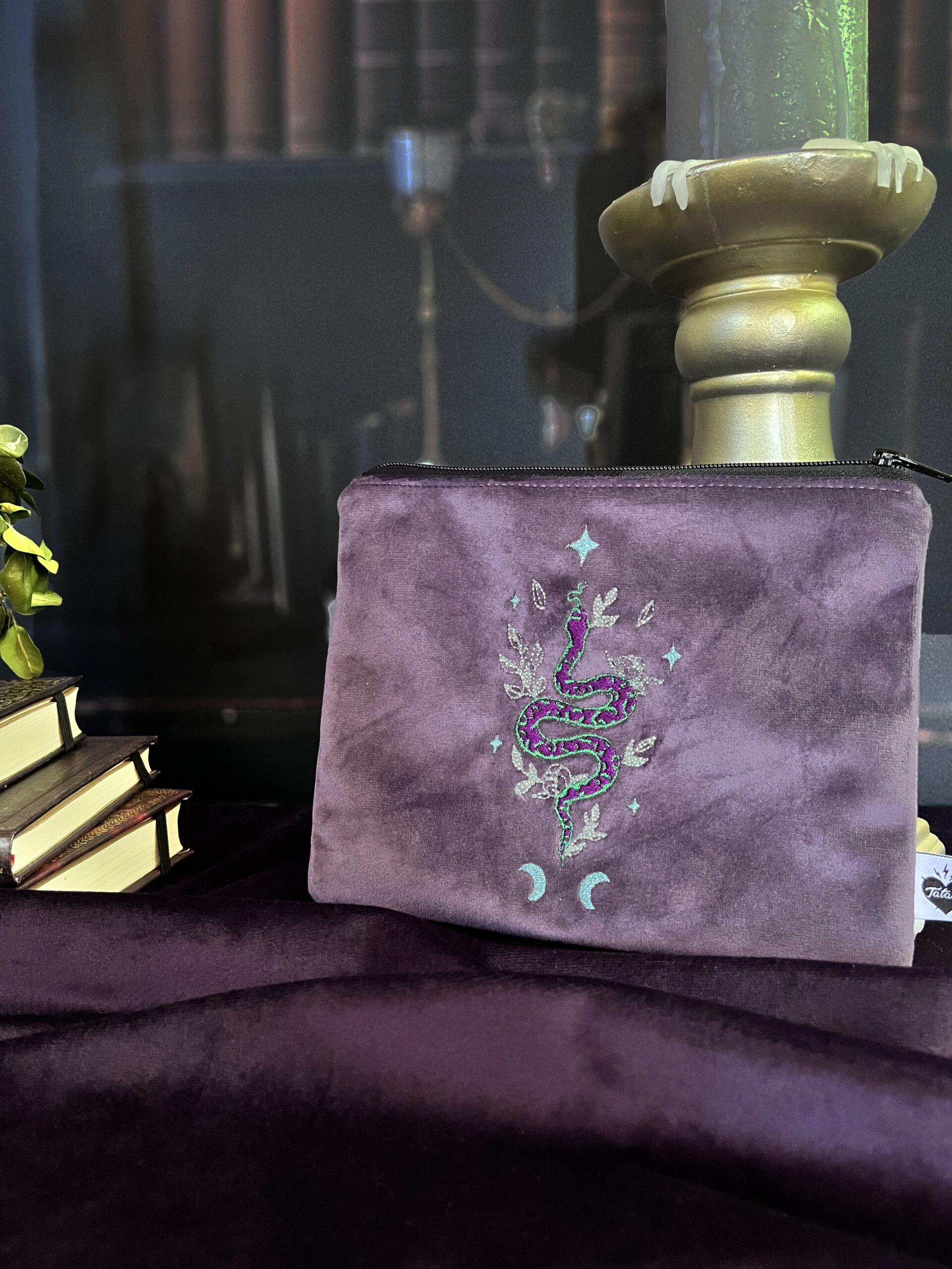 Pochette de rangement Lune Ophidienne